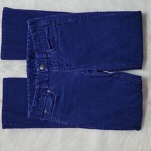 J. Crew Blue Corduroy Bootcut Jeans Sz 26S